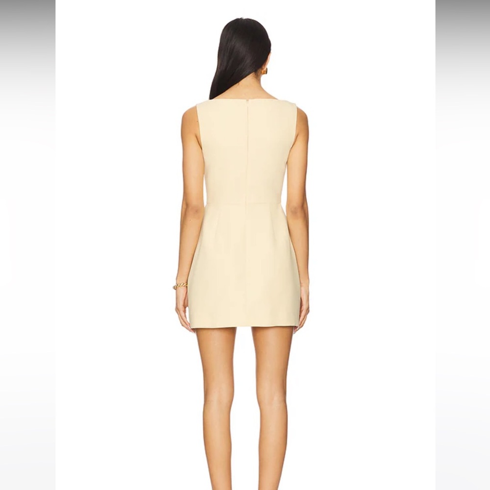 Amanda Uprichard Banco Mini Dress in corn silk - Picture 6 of 9